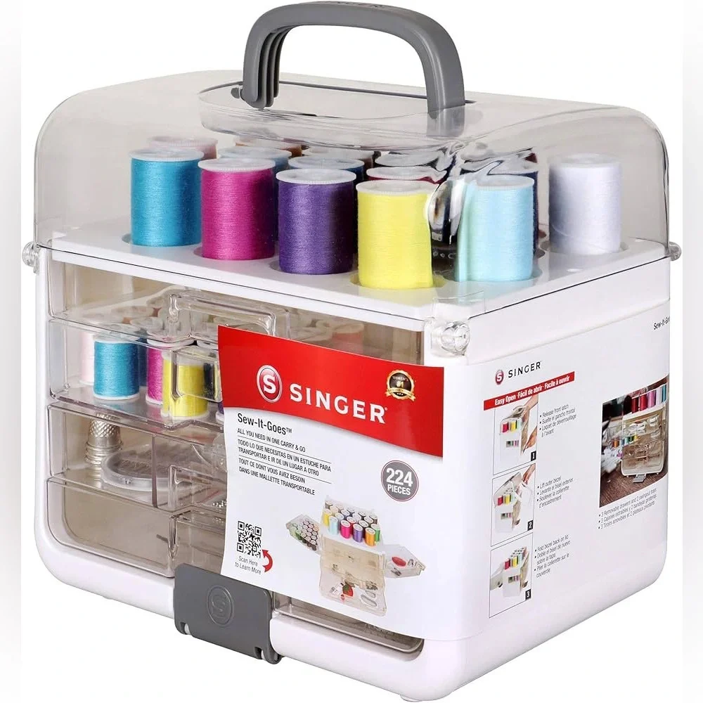 Singer Sew It Goes 224pc Complete Sewing Kit, NEW in package NWT